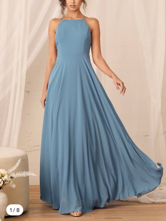 Lulus Dresses & Skirts - NWT Lulus Light Blue Bridesmaids Dress – Size M